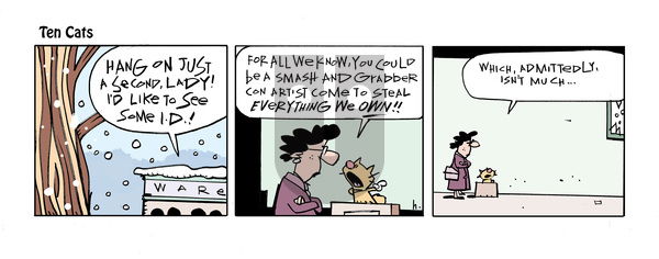 Ten Cats - Wednesday February 5, 2025 Comic Strip