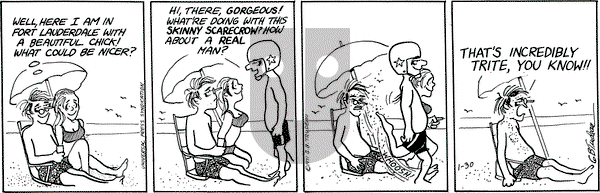 Doonesbury on Saturday January 30, 1971 Comic Strip