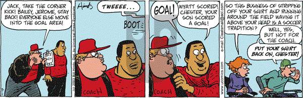 Cleats on Friday October 17, 2003 Comic Strip