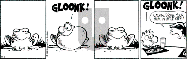 Calvin and Hobbes - Saturday November 5, 2011 Comic Strip