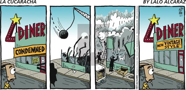 La Cucaracha on Sunday April 7, 2013 Comic Strip