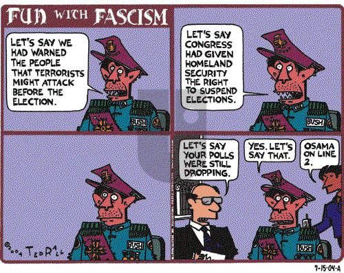 Ted Rall on Thursday July 15, 2004 Comic Strip