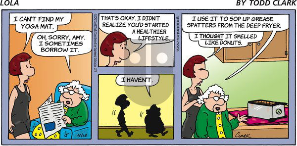 Lola on Sunday April 15, 2012 Comic Strip