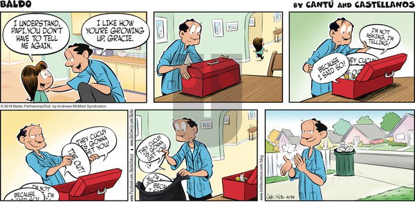 Baldo on Sunday April 14, 2019 Comic Strip