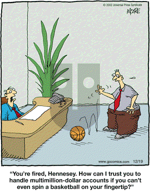 In the Bleachers on Wednesday December 19, 2007 Comic Strip