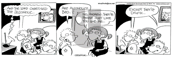 Soup to Nutz - Old on Wednesday June 30, 2004 Comic Strip