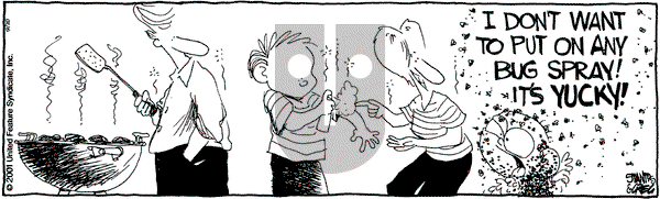 The Buckets - Thursday September 20, 2001 Comic Strip