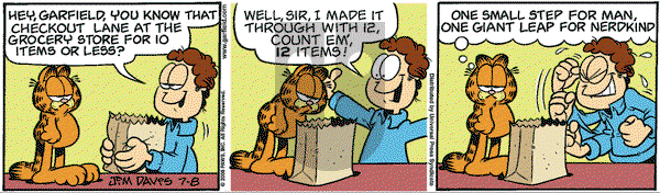 Garfield on Tuesday July 8, 2008 Comic Strip