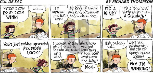Cul de Sac on Sunday February 5, 2017 Comic Strip