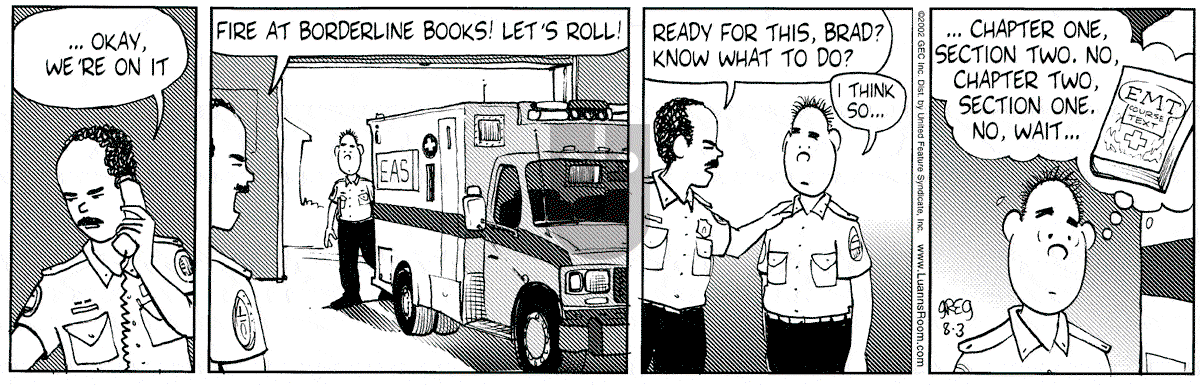 Luann - Saturday August 3, 2002 Comic Strip
