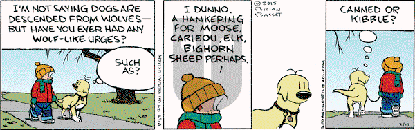 Red and Rover on Friday February 13, 2015 Comic Strip