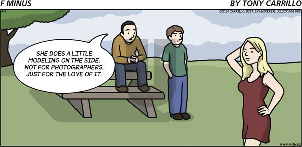F Minus on Sunday August 3, 2014 Comic Strip