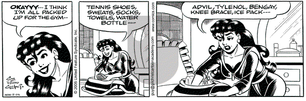 Nancy on Tuesday March 7, 2006 Comic Strip