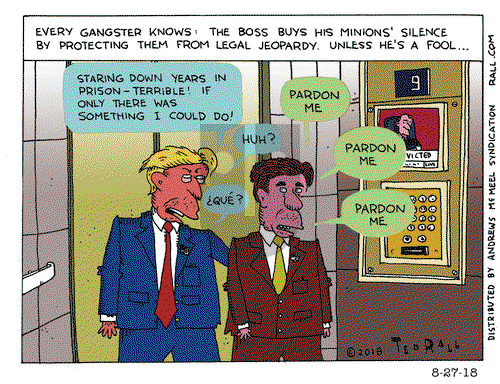 Ted Rall on Monday August 27, 2018 Comic Strip