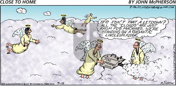 Close to Home on Sunday March 18, 2012 Comic Strip