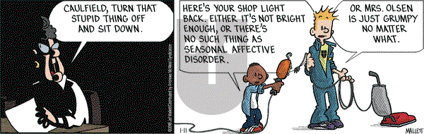 Frazz on Thursday January 11, 2018 Comic Strip