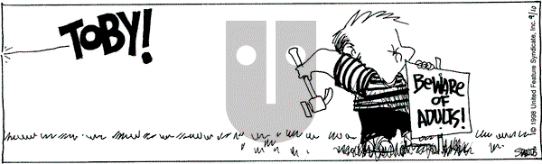 The Buckets on Thursday September 10, 1998 Comic Strip