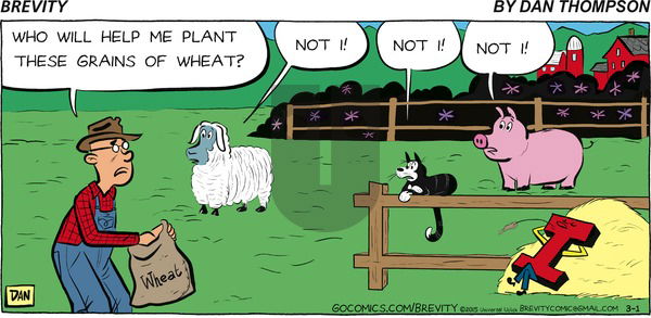 Brevity on Sunday March 1, 2015 Comic Strip