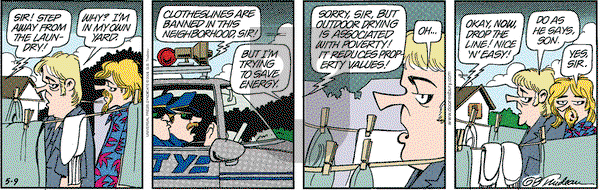 Doonesbury on Wednesday May 9, 2001 Comic Strip