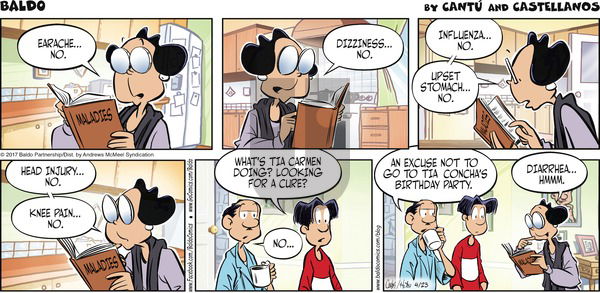 Baldo on Sunday April 23, 2017 Comic Strip