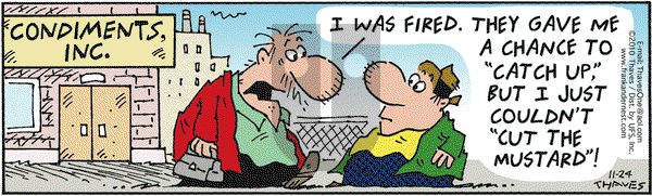 Frank and Ernest on Wednesday November 24, 2010 Comic Strip