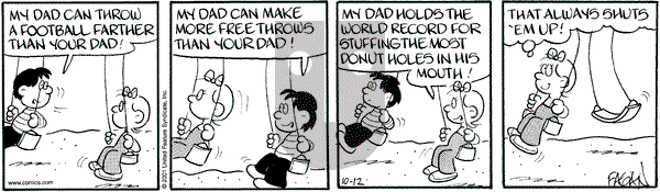 Drabble on Friday October 12, 2001 Comic Strip