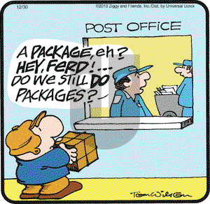 Ziggy on Monday December 30, 2013 Comic Strip
