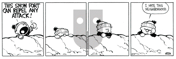 Calvin and Hobbes on Thursday December 31, 1987 Comic Strip