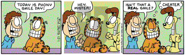 Garfield - Friday December 1, 1995 Comic Strip