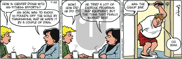 Cleats on Monday November 22, 2004 Comic Strip