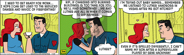 Rip Haywire on Wednesday April 22, 2015 Comic Strip
