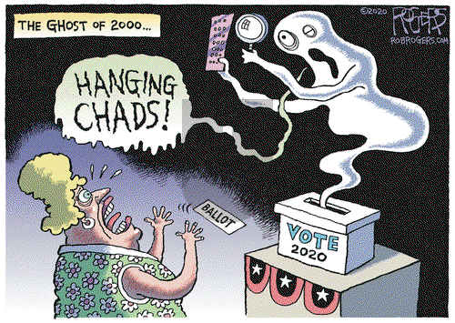 Rob Rogers on Saturday October 31, 2020 Comic Strip