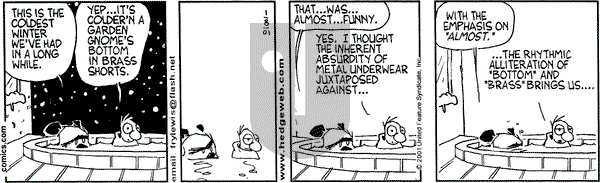 Over the Hedge on Monday January 8, 2001 Comic Strip