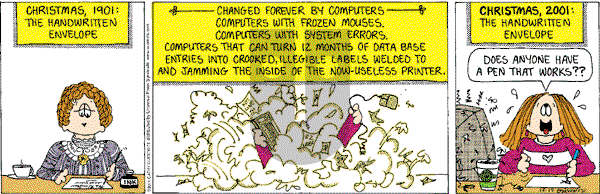 Cathy Classics - Wednesday December 19, 2001 Comic Strip