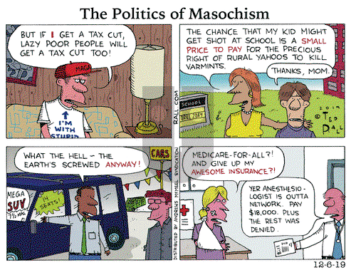 Ted Rall on Friday December 6, 2019 Comic Strip