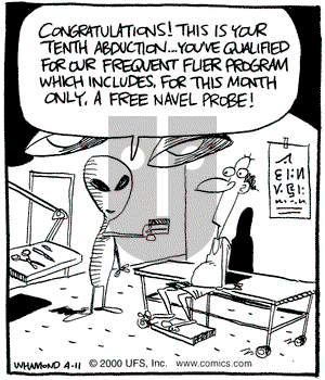 Reality Check on Tuesday April 11, 2000 Comic Strip