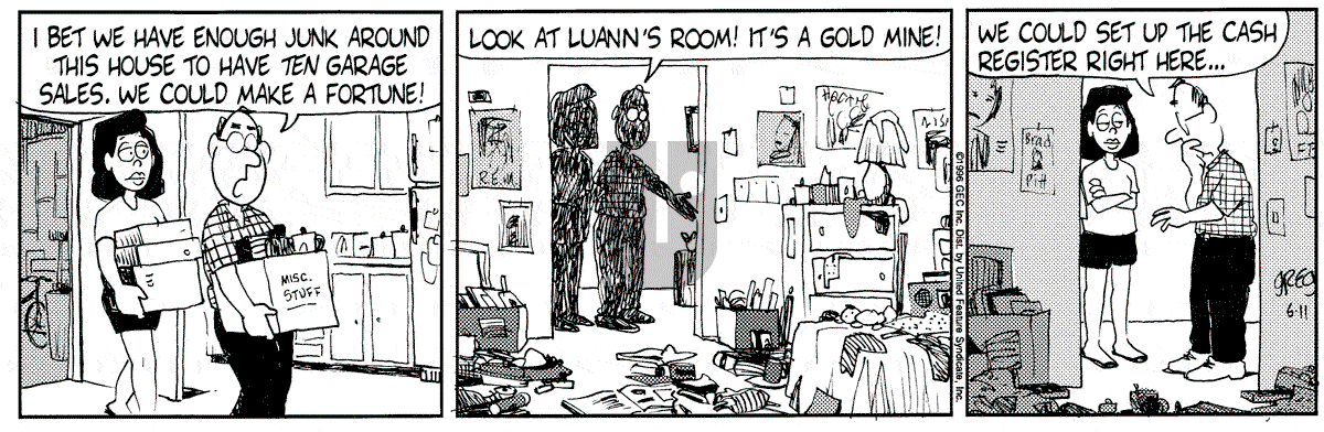 Luann - Tuesday June 11, 1996 Comic Strip