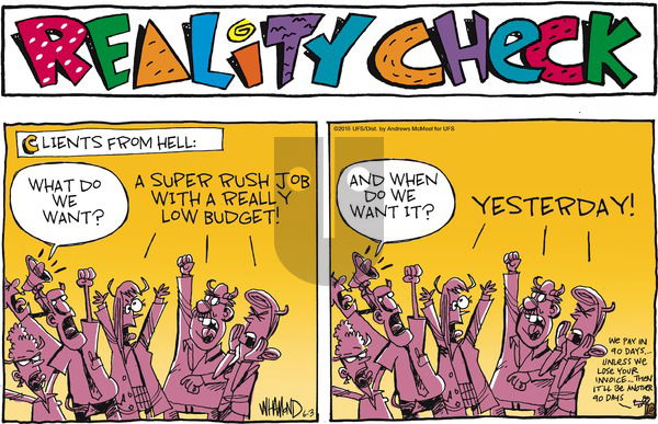 Reality Check on Sunday June 3, 2018 Comic Strip