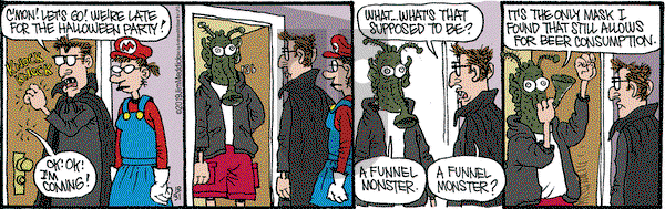 Monty on Thursday October 31, 2019 Comic Strip