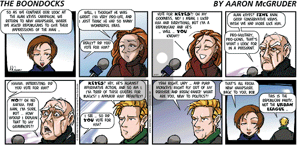 The Boondocks on Sunday September 30, 2007 Comic Strip