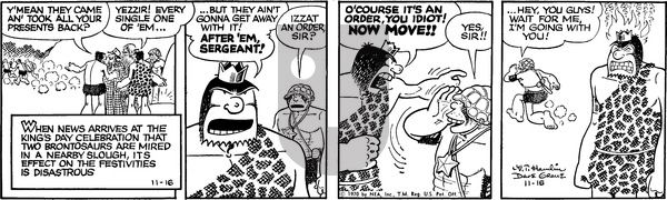 Alley Oop on Monday November 16, 1970 Comic Strip