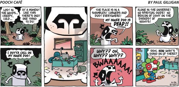 Pooch Cafe on Sunday June 26, 2016 Comic Strip