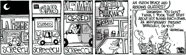 The Buckets on Wednesday May 16, 2001 Comic Strip