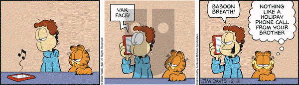 Garfield - Tuesday December 12, 2023 Comic Strip