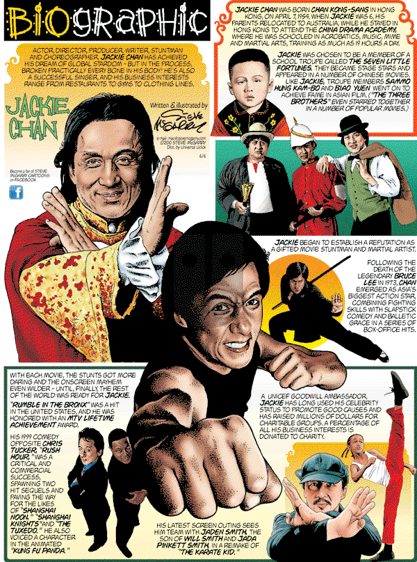 Biographic on Sunday June 6, 2010 Comic Strip
