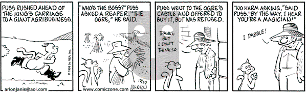 Arlo and Janis on Tuesday October 20, 1998 Comic Strip