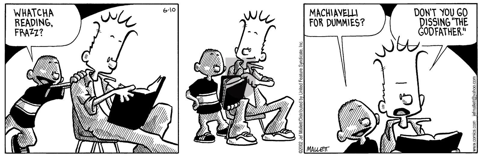 Frazz - Monday June 10, 2002 Comic Strip
