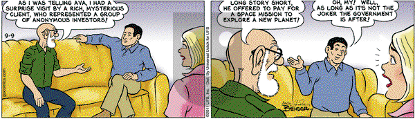 Alley Oop on Friday September 9, 2011 Comic Strip