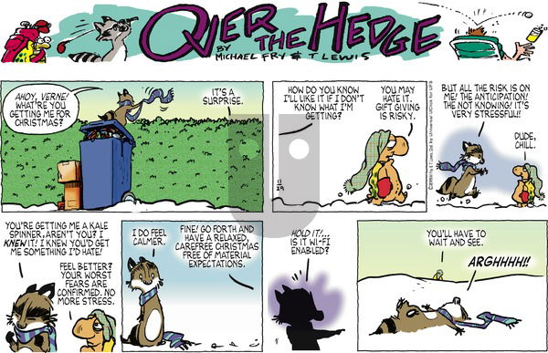 Over the Hedge on Sunday November 29, 2015 Comic Strip