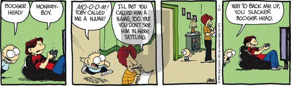 The Buckets on Wednesday April 30, 2014 Comic Strip